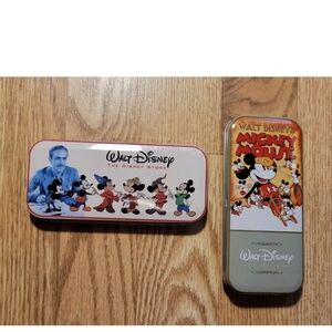 Disney Tins Lot Of 2 EMPTY Disney Store